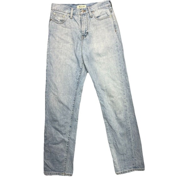 Madewell The Perfect Vintage Straight Jeans Women's Size 26 Light Wash High - Picture 3 of 12
